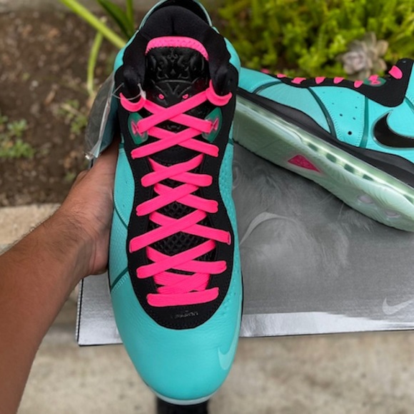 Nike LeBron 8 South Beach 2021 SZ 10.5 CZ0328-400 - Picture 13 of 17